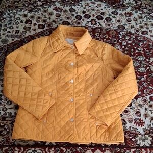Michael Kors Yellow Quilted Puffer Jacket